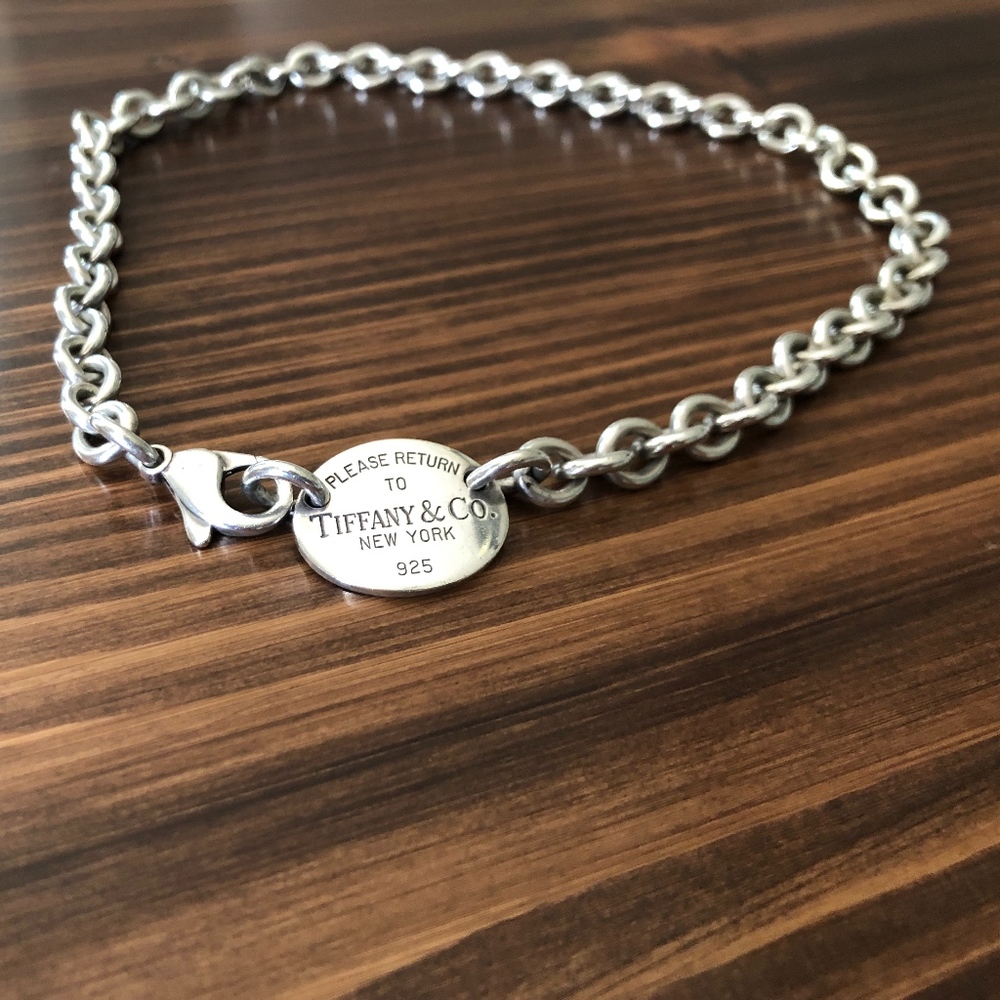 Tiffany & Co. Oval Please Return To Necklace